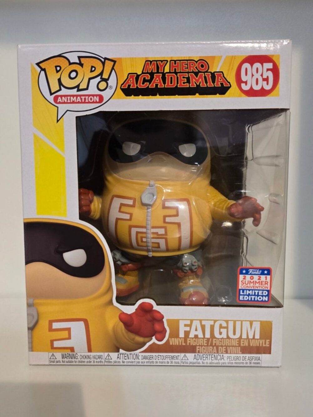 Funko Pop! My Hero Academia Fatgum #985 - 2021 FunKon Summer Con Exclusive